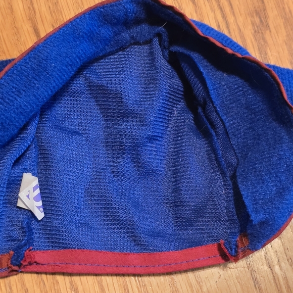 1991 Ken 665 Activewear Coat Robe Genuine Barbie Tag Blue Red No Rope - Picture 10 of 10